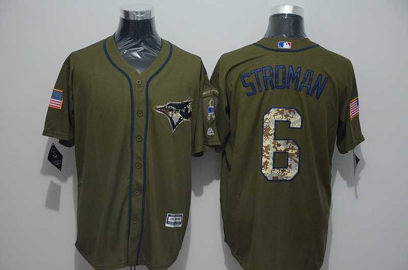 Toronto Blue Jays #6 Marcus Stroman Green Salute to Service Stitched Baseball Jersey,We sell and wholesale Toronto Blue Jays #6 Marcus Stroman Green Salute to Service Stitched Baseball Jersey on line form chian!
